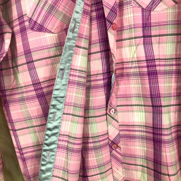 Twenty X Tailored Fit Glamorous Western Shirt Pink and Silver, Barbiecore, Ken - Picture 8 of 13